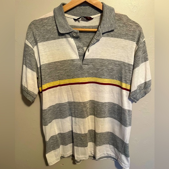 70s 80s Men's Polo Shirt - Moss Creek Trader - Picture 1 of 8